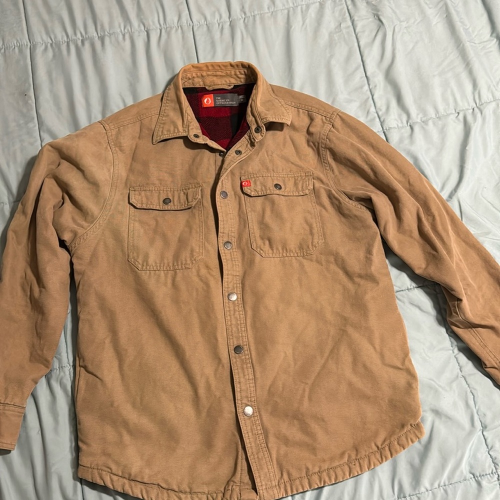 Tan Button Up Jacket